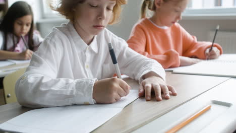 student at the classroom.