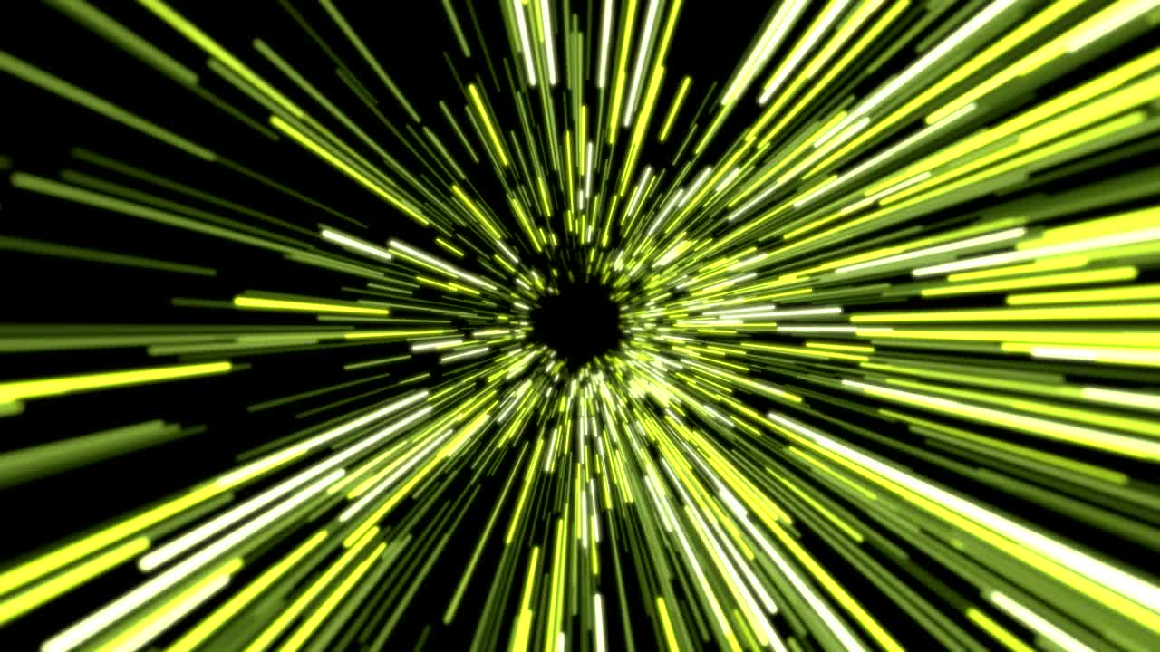 4K Abstract Warp Space Tunnel.