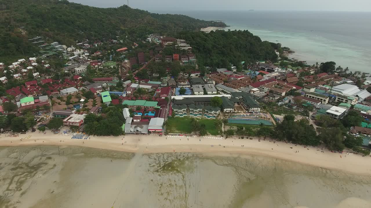 카우아이 하와이 해양 해안의 무인기 시각