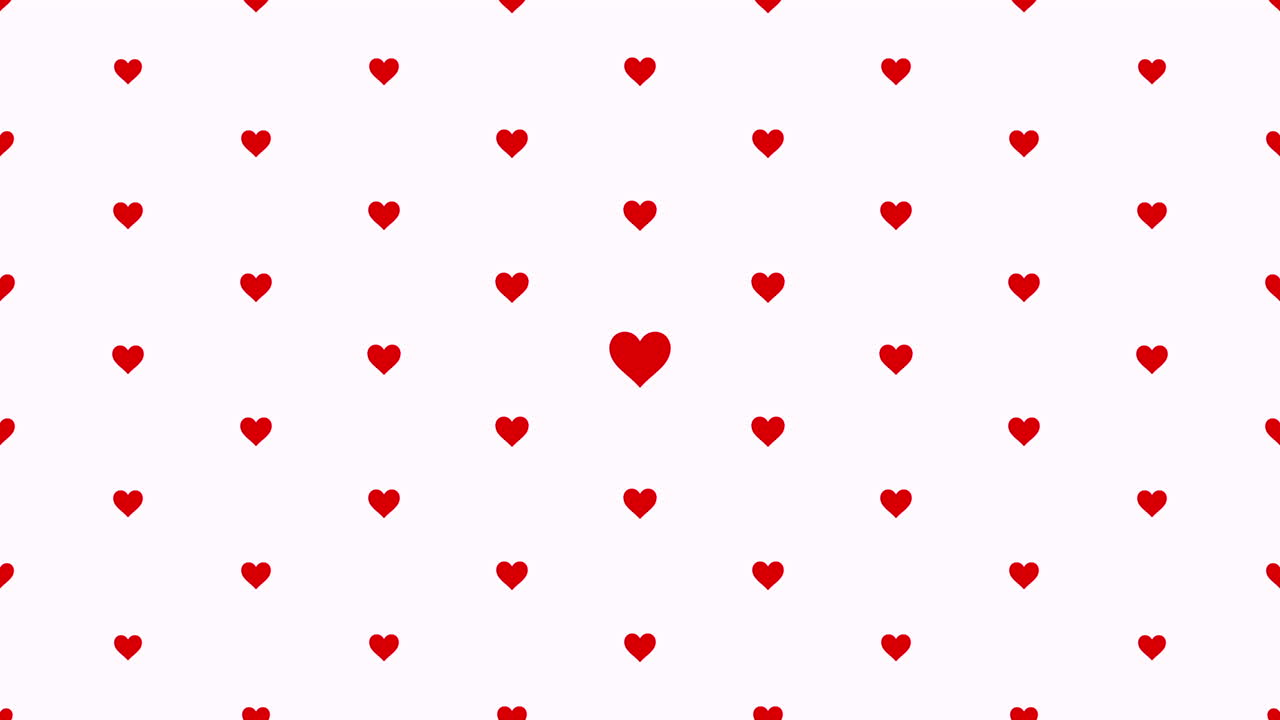 Animazione sfondo brillante per il giorno di San Valentino, cuore romantico 68