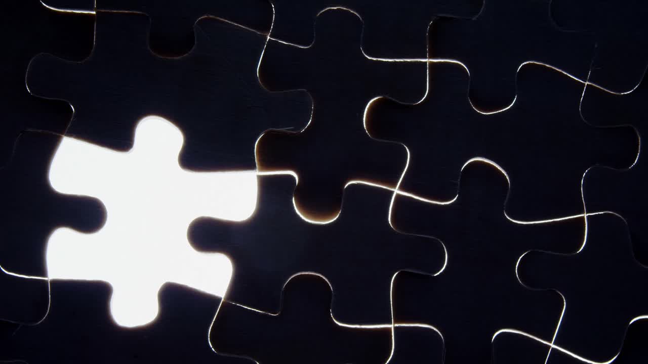 One piece of puzzle missing from jigsaw