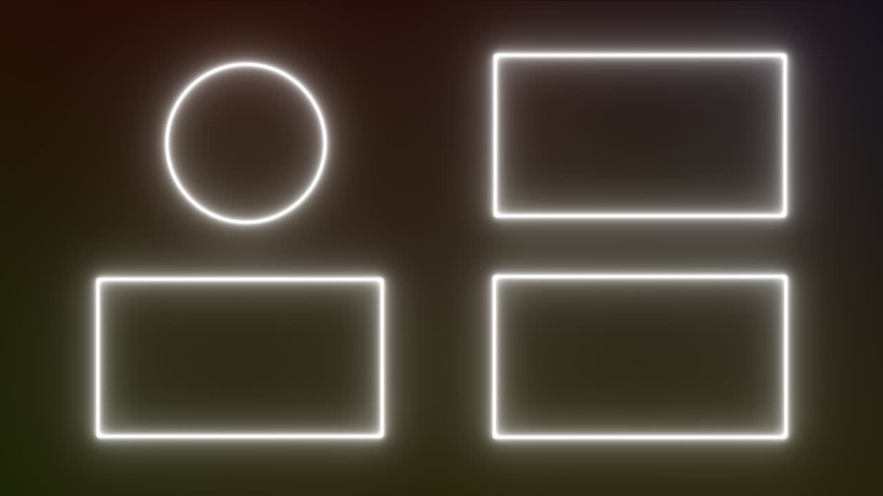 간단한 그라데이션 엔드 카드 엔딩 스크린 모션 그래픽