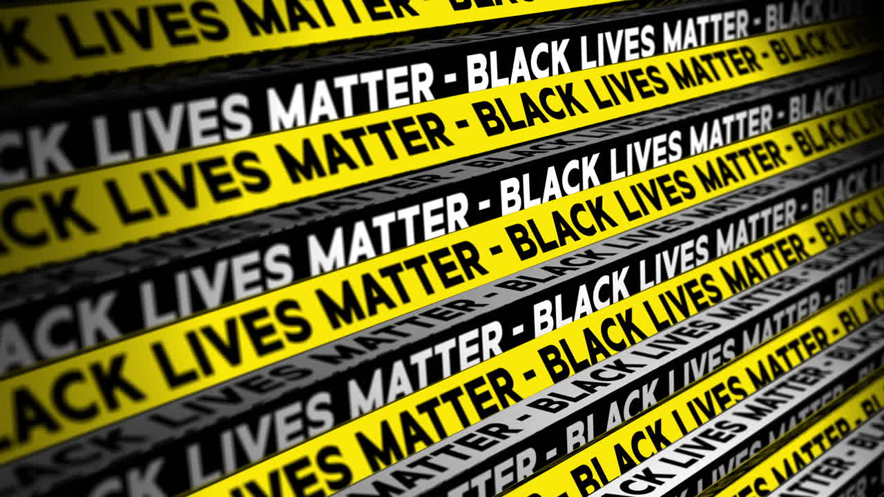 black lives matter 3d 모션 그래픽
