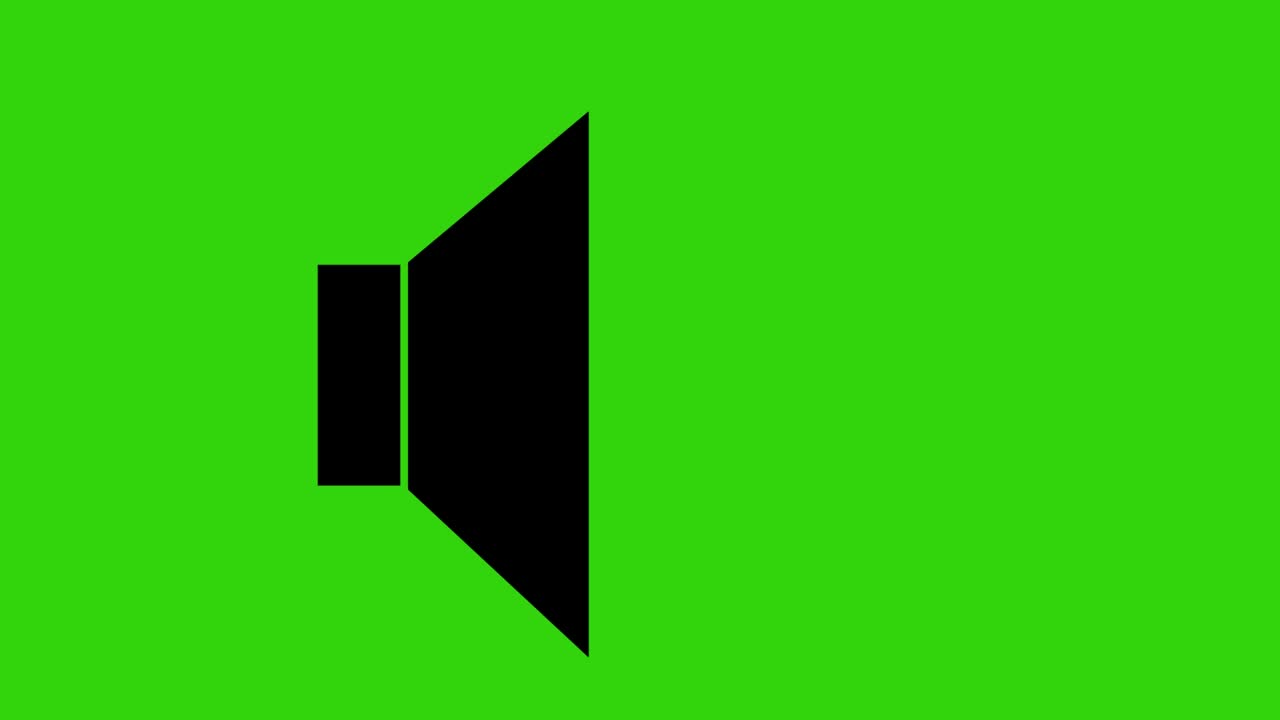 icono de bucle de animación forma de ondas de sonido o volumen