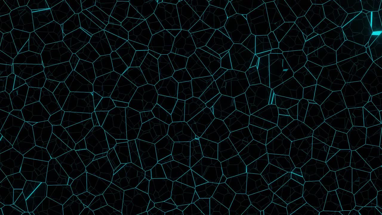 Abstract net science. 4K motion background. Loop animation