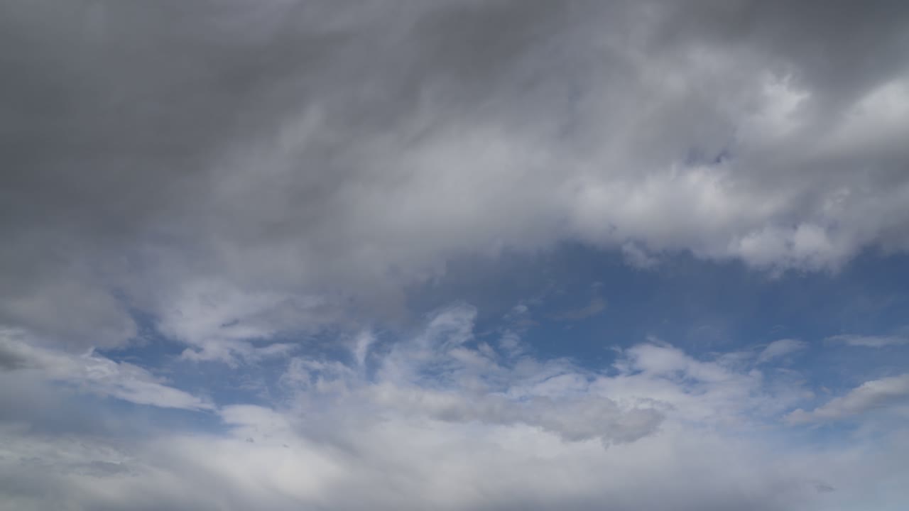 Time lapse of blue sky and clouds