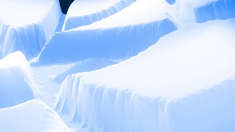 estilo azul blanco creativo abstracto bajo fondo poli en 4k. patrón ondulado abstracto se mueve en la superficie en bucle. animación suave sin costuras suave. simple bg geométrico minimalista.