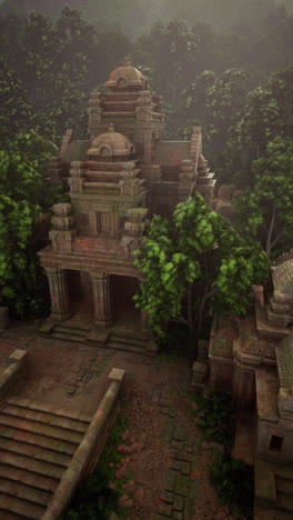 ancient temple surrounded by trees