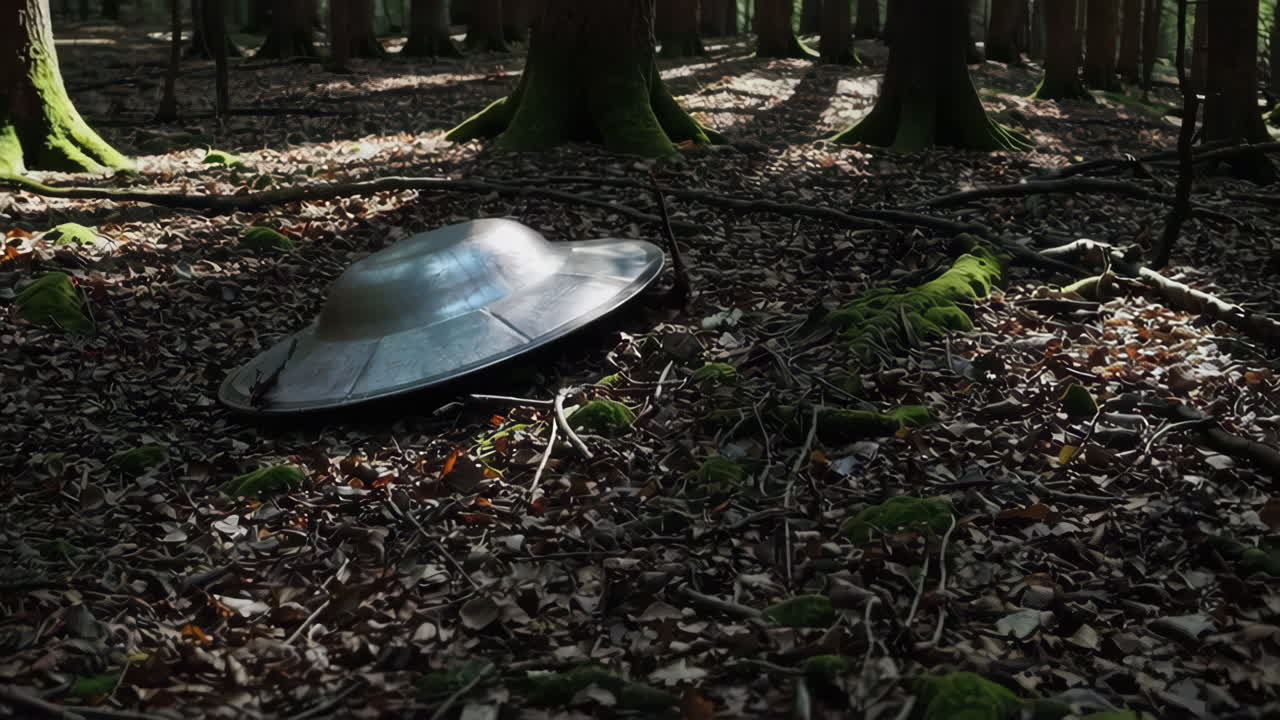 ufo en el bosque