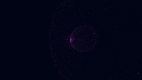 pequeños puntos de neón y polvo espacial en la galaxia oscura