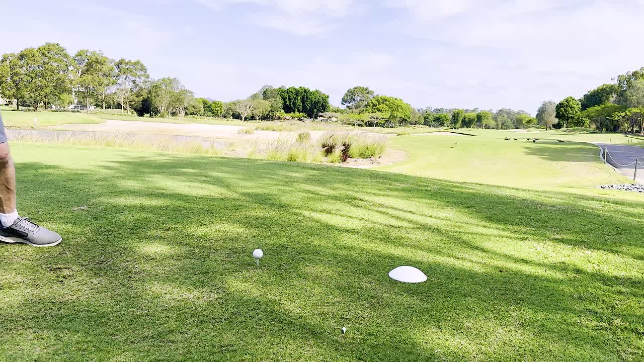 골퍼 티는 한 골드 코스트에서