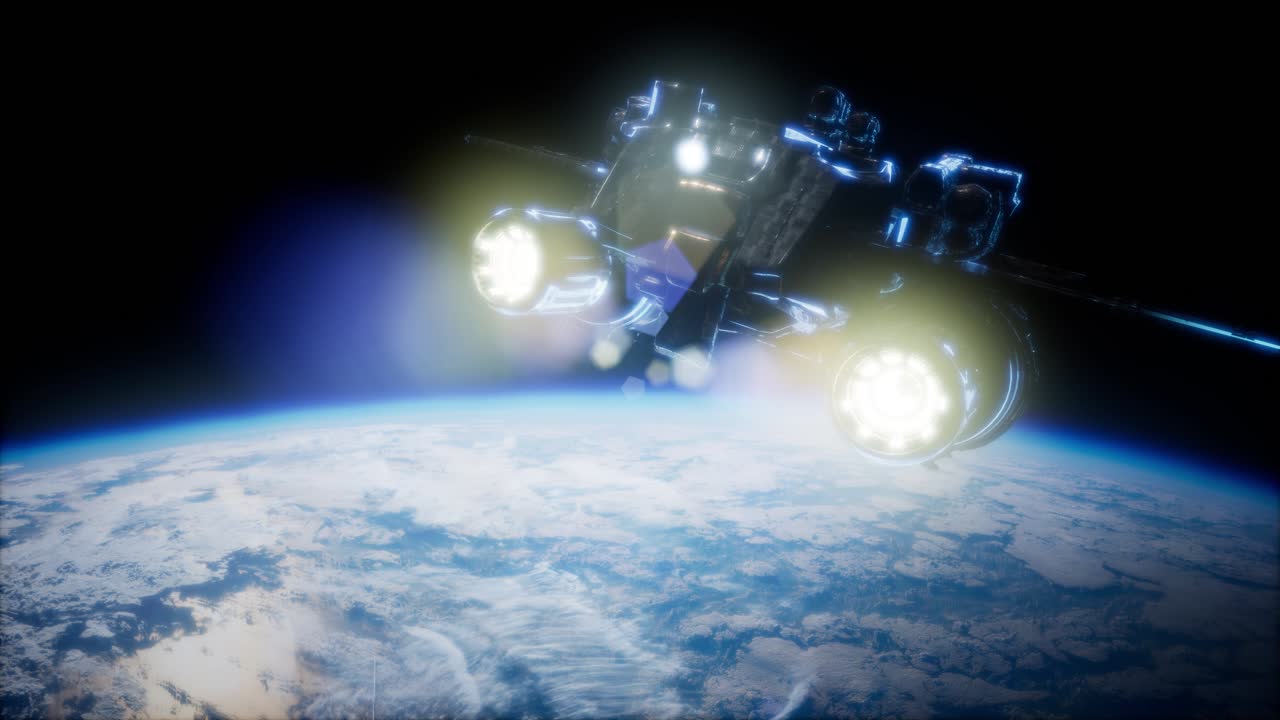 임무에 이륙하는 우주 왕복선