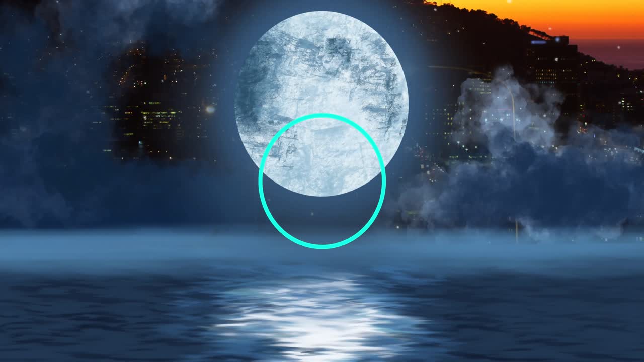 화살표가 있는 지구의 애니메이션