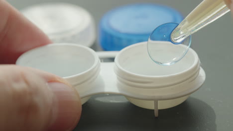 contact lens handling and care