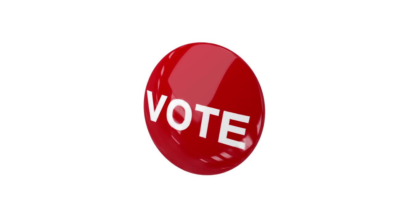 el alfiler de votación girando a su alrededor