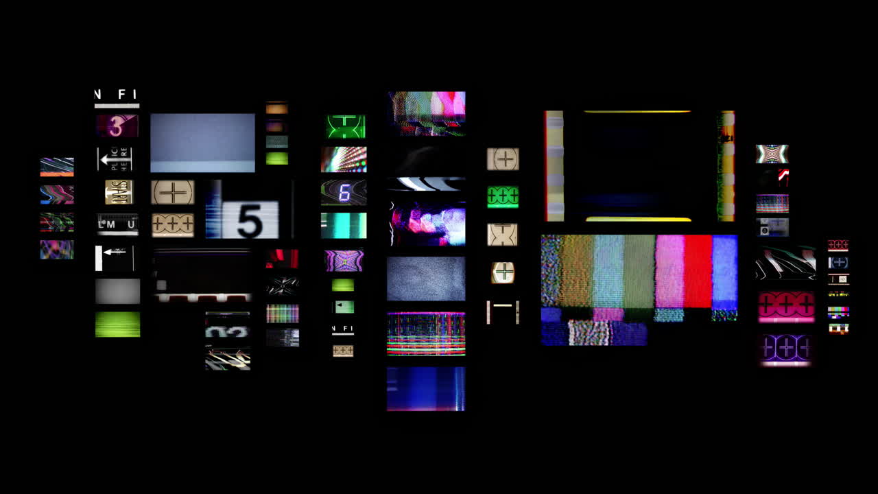 errores de televisión y números de cuenta atrás