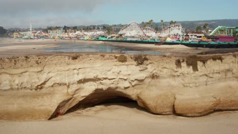 Drone-shot-revealing-the-Santa-Cruz-Beach-Board-Walk