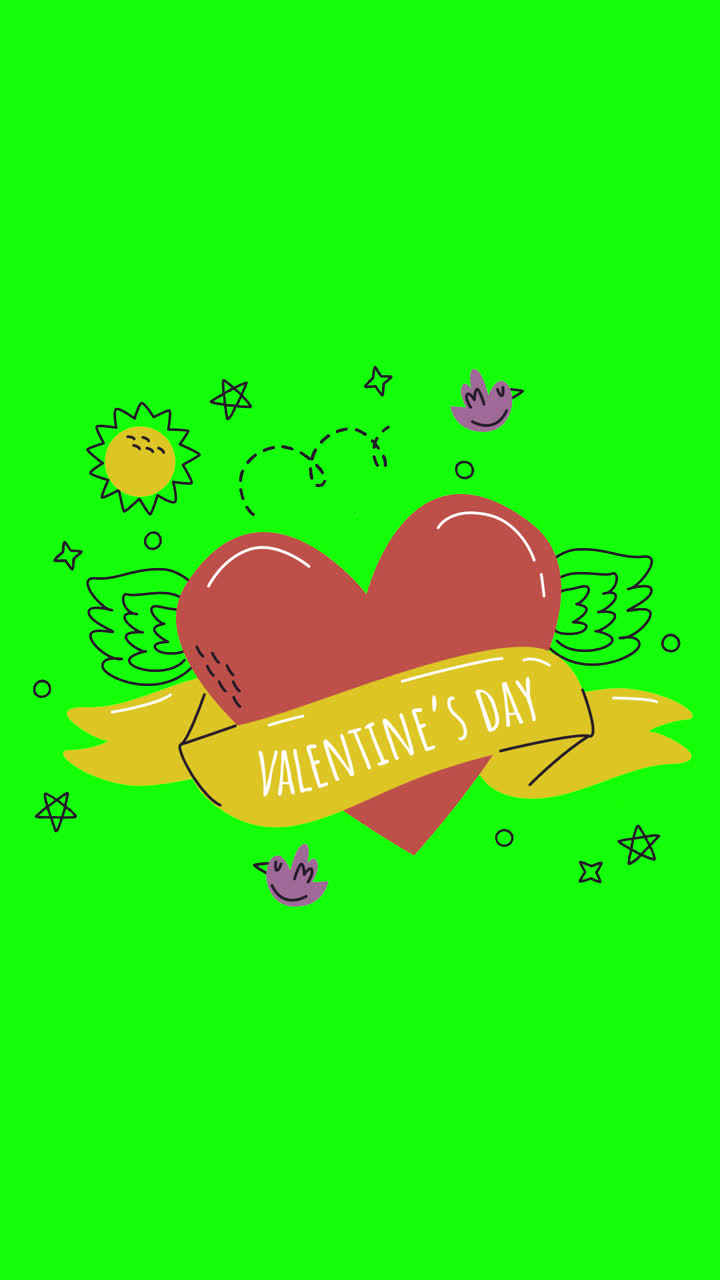 Valentine's Day Heart Illustration