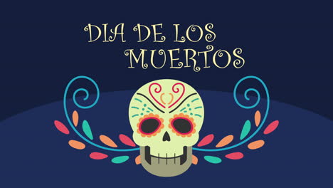 dia de los muertos illustration