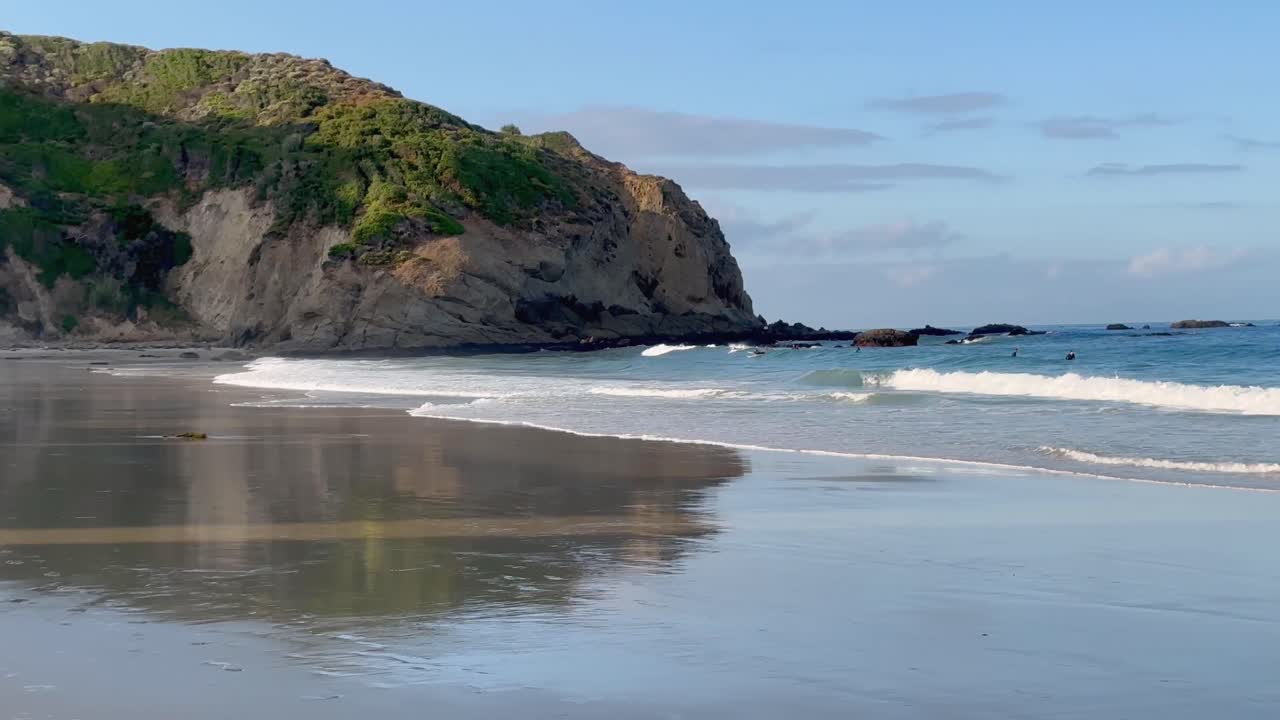 Matahari terbit yang indah di Dana Point, California