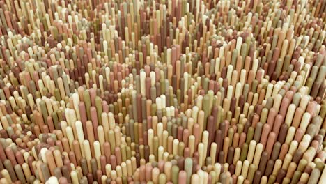 4k abstract cylinders.
