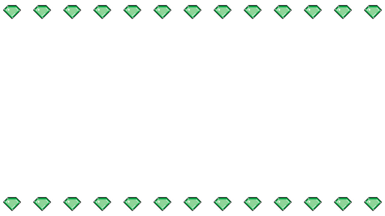 Pixel Art Jewel Frame Animated Overlay 1080p Transparent 30 fps (5).mov