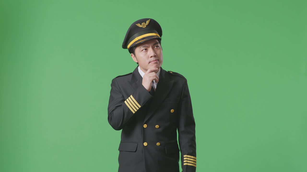 Pilota in uniforme