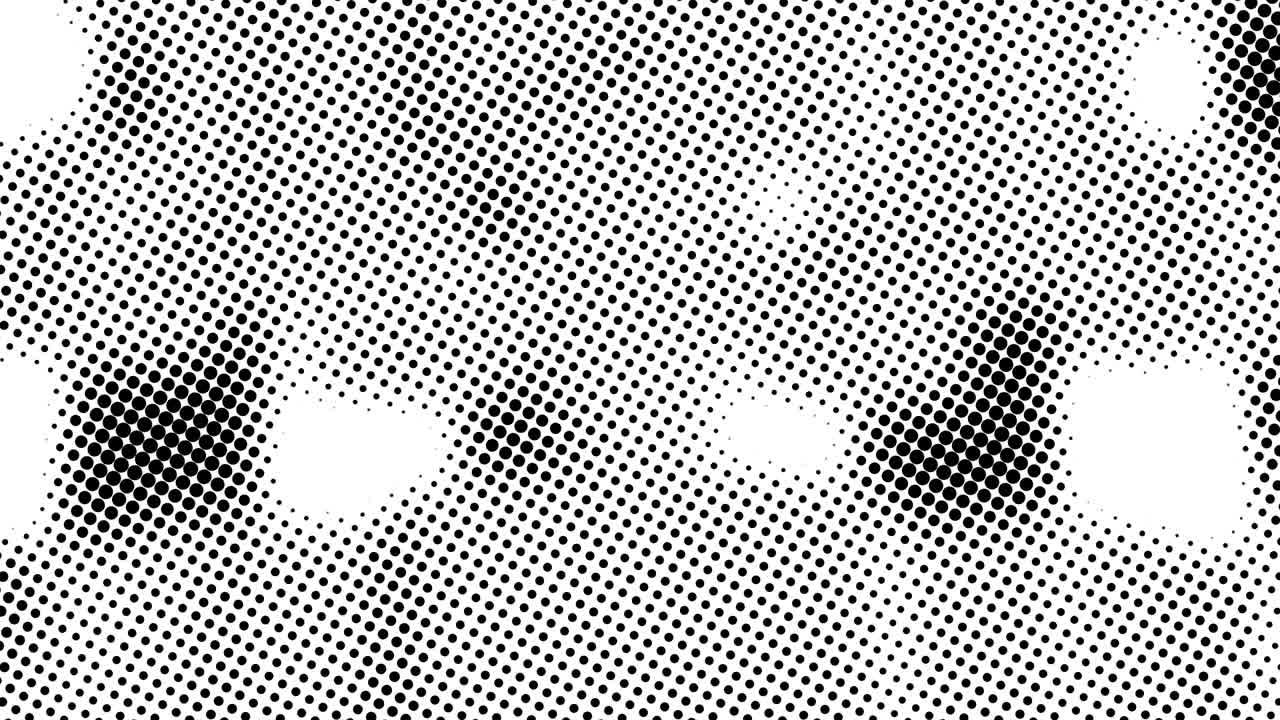 많은 점의 반 음색, 컴퓨터 생성 추상적인 배경, 광학 착각 효과와 함께 3d 렌더링 배경