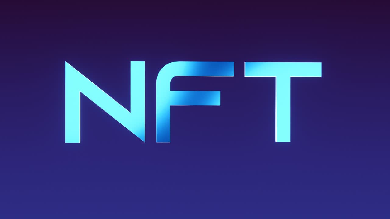 concepto de token no fungible. arte digital o arte criptográfico 2