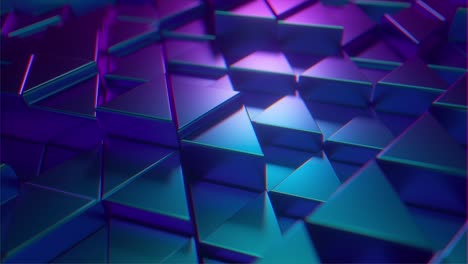 abstract background of metal glossy triangles