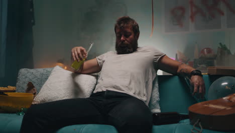 man post-party