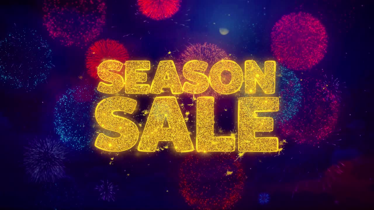 Season Sale Fireworks Promotion