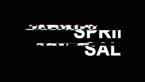 spring sale