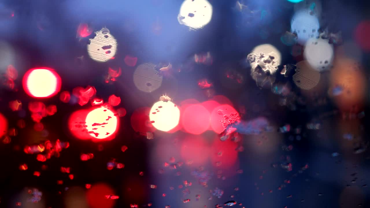 비가 내리는 뉴욕시