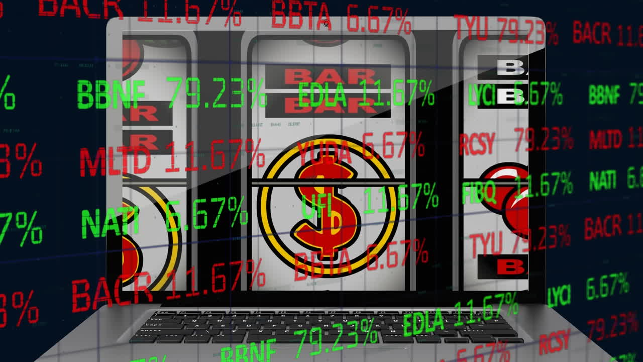 게임기에서 금융 데이터의 애니메이션