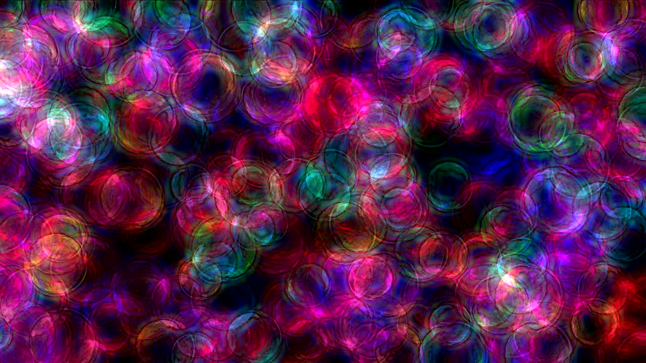 burbuja de color abstracto 4k