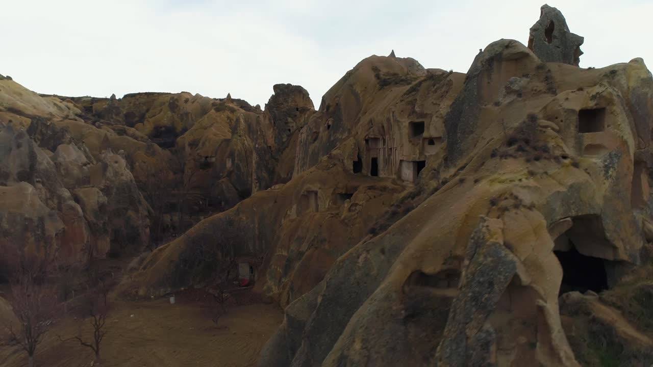 vista aérea de capadocia 4k, turquía