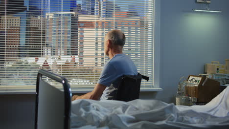 hospital patient and nurse
