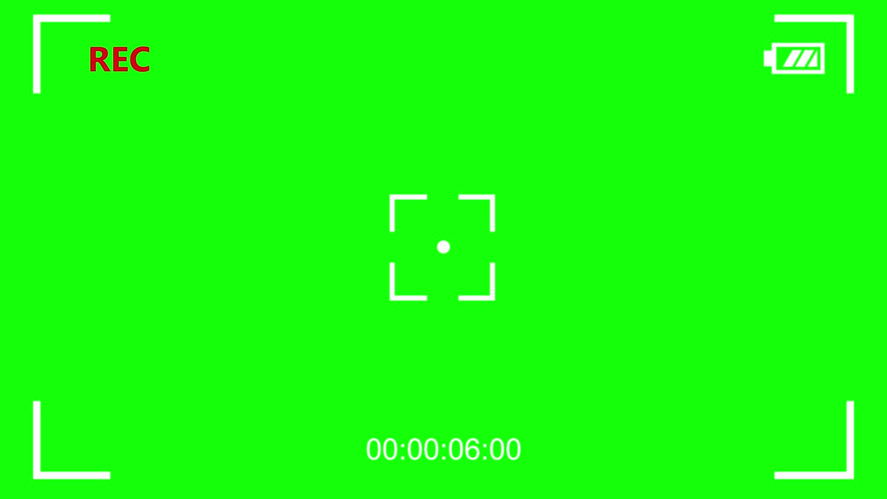 камера записывается на зеленый экран
