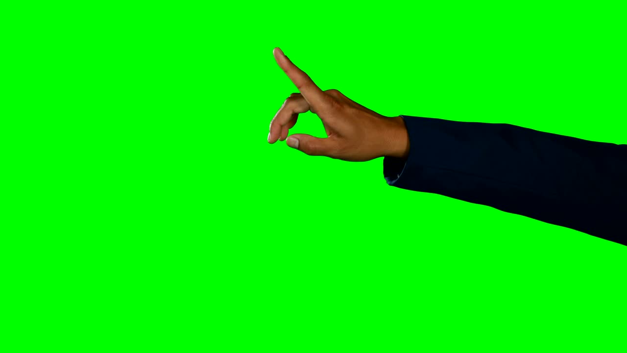 Hand of a person touching digital screen 4k