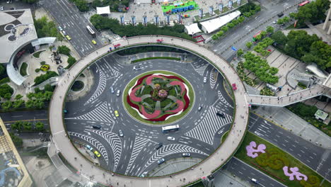 shanghai, china - 11 june 2025 : timelapse of the shanghai city skyline from a high vantage point at night