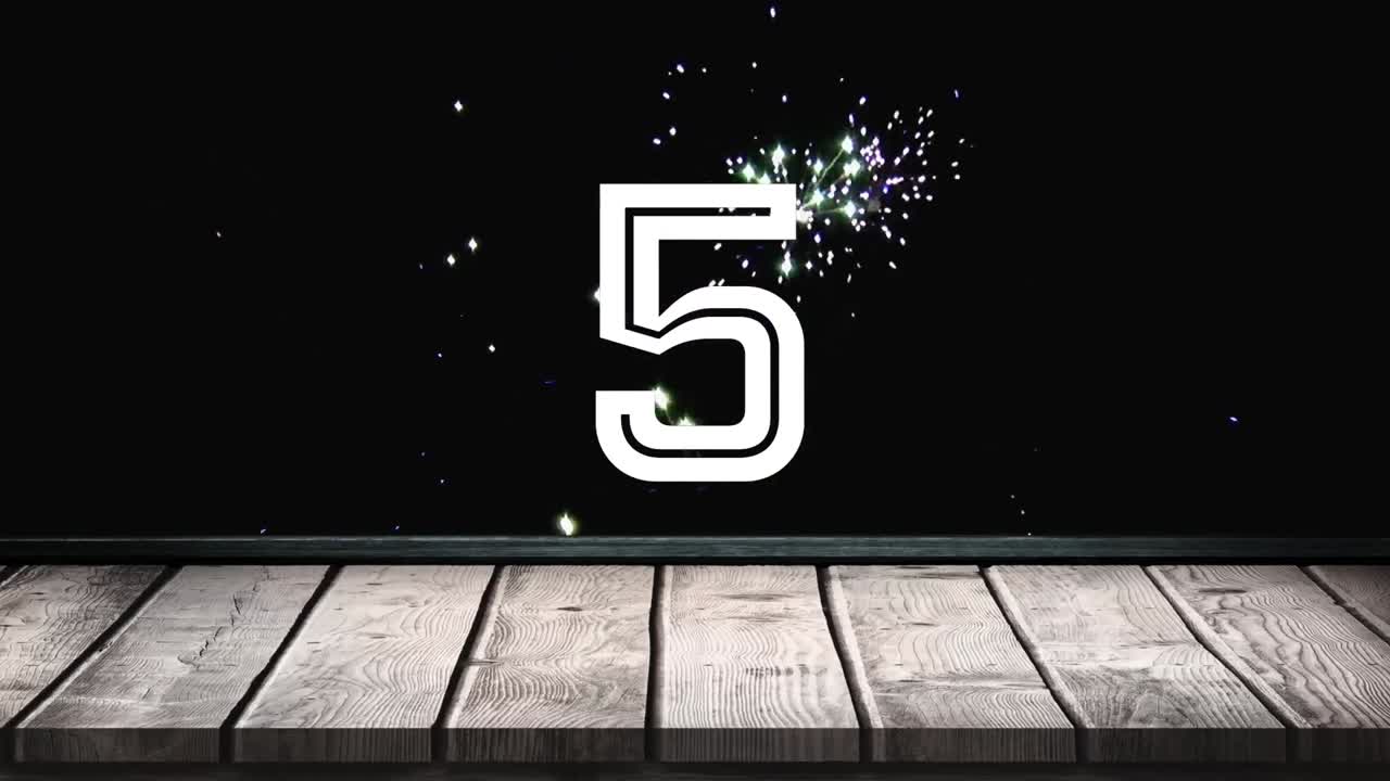 Animated countdown video