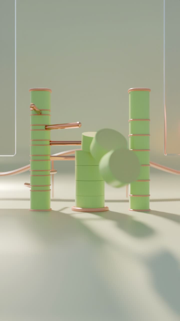 미니멀 3d 제품 디스플레이