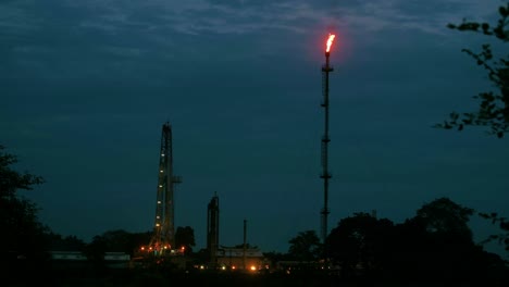 concept global warming, gas production burning chimney, black smoke, static