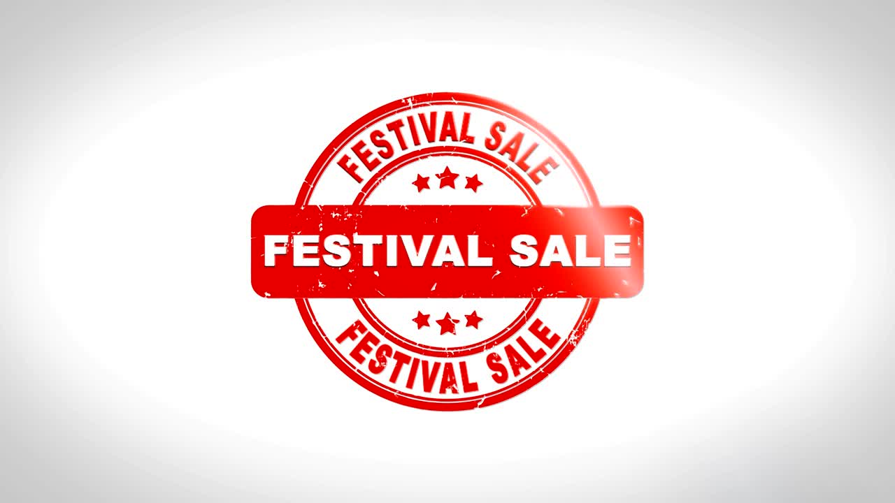 페스티벌 판매 서명 스핑 텍스트 목조 스프 애니메이션