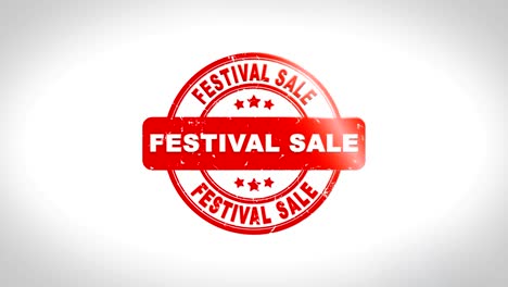 venta de festivales firmado estampado texto estampado de madera animación.
