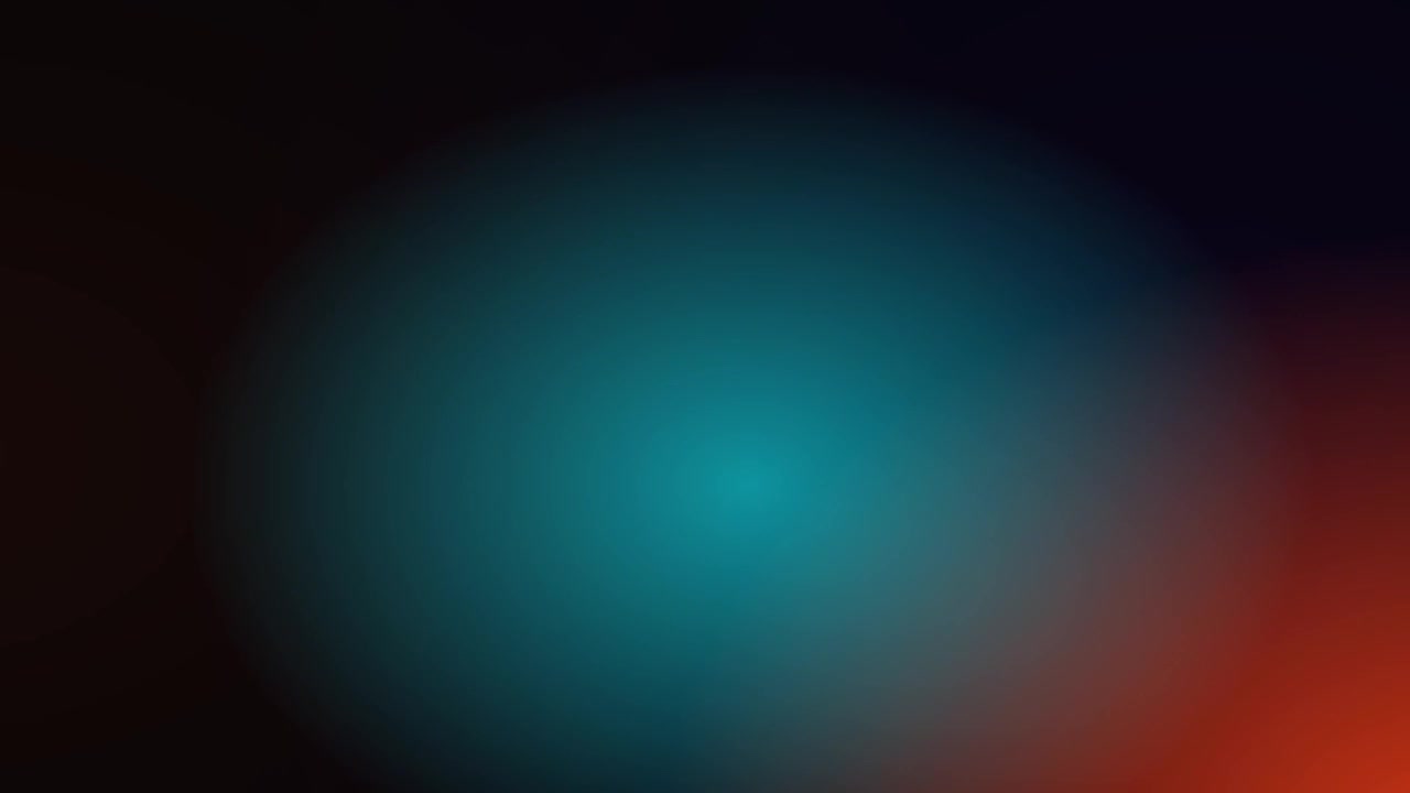 Abstract Motion Background with Shifting Red and Teal Light