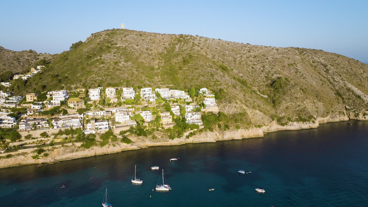 Coastal Villas on a Hillside in Spain