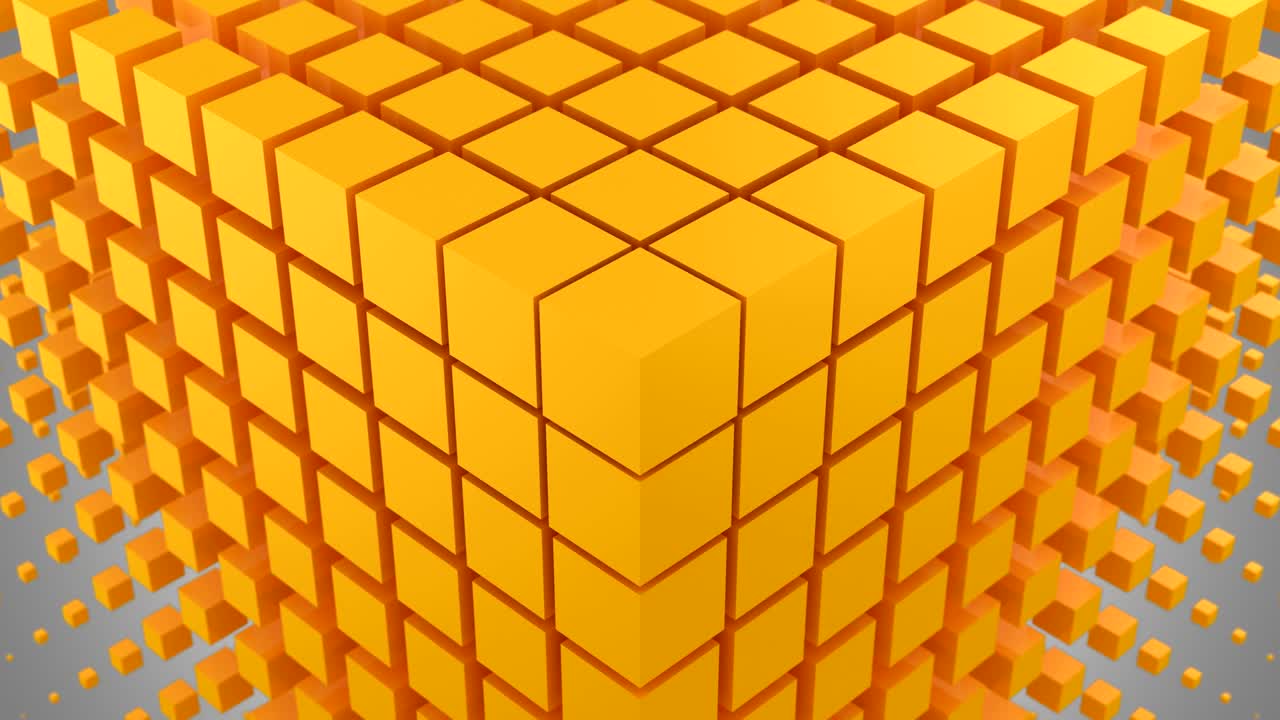 las cajas formaron una onda en el espacio