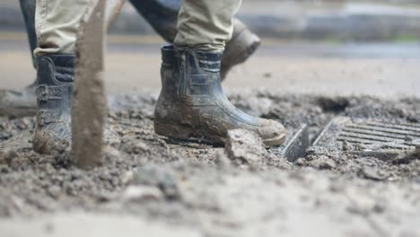 road repair crew